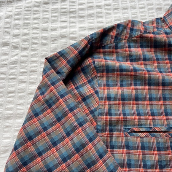 Royal Robbins Plaid Button Down Long Sleeve Outdoor Shirt, XL - Picture 6 of 12